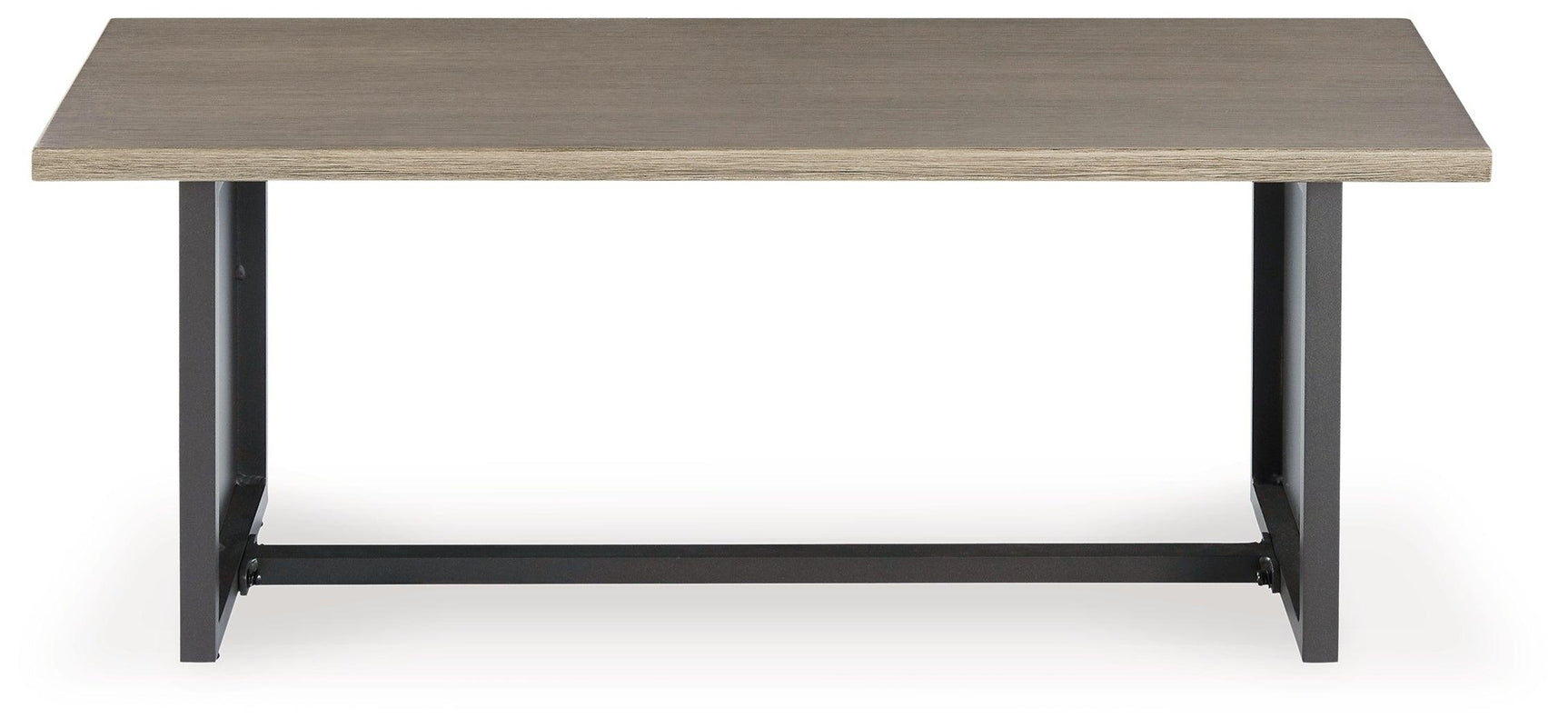 Bree Zee Brown Outdoor End Table head-on view