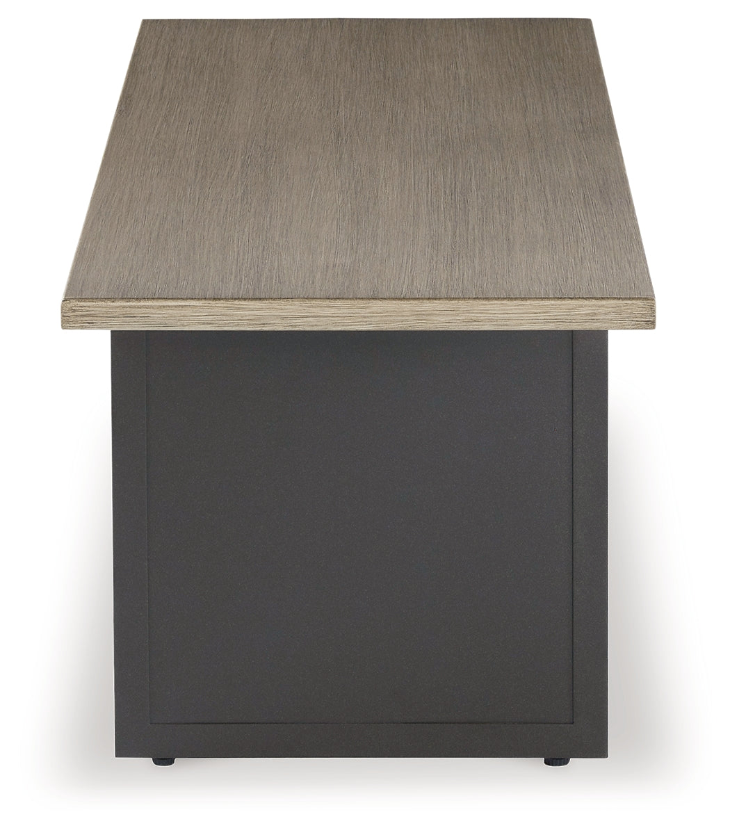 Bree Brown Zee 4-Piece Outdoor Sectional with End Table