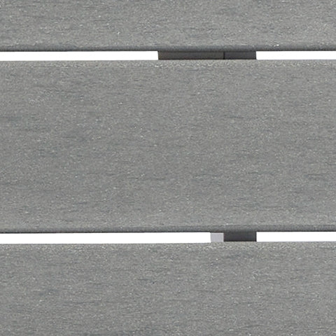 Profile of Transville gray and white outdoor counter height dining table