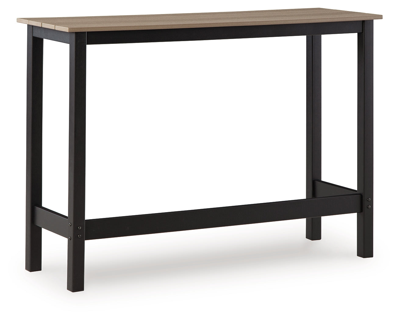 Shoreline Beach outdoor counter table close-up angle