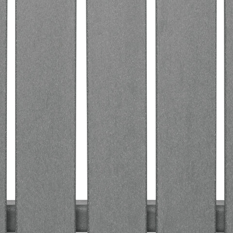 Close-up of dark gray finish on Sanctuary Beach Outdoor Dining Table