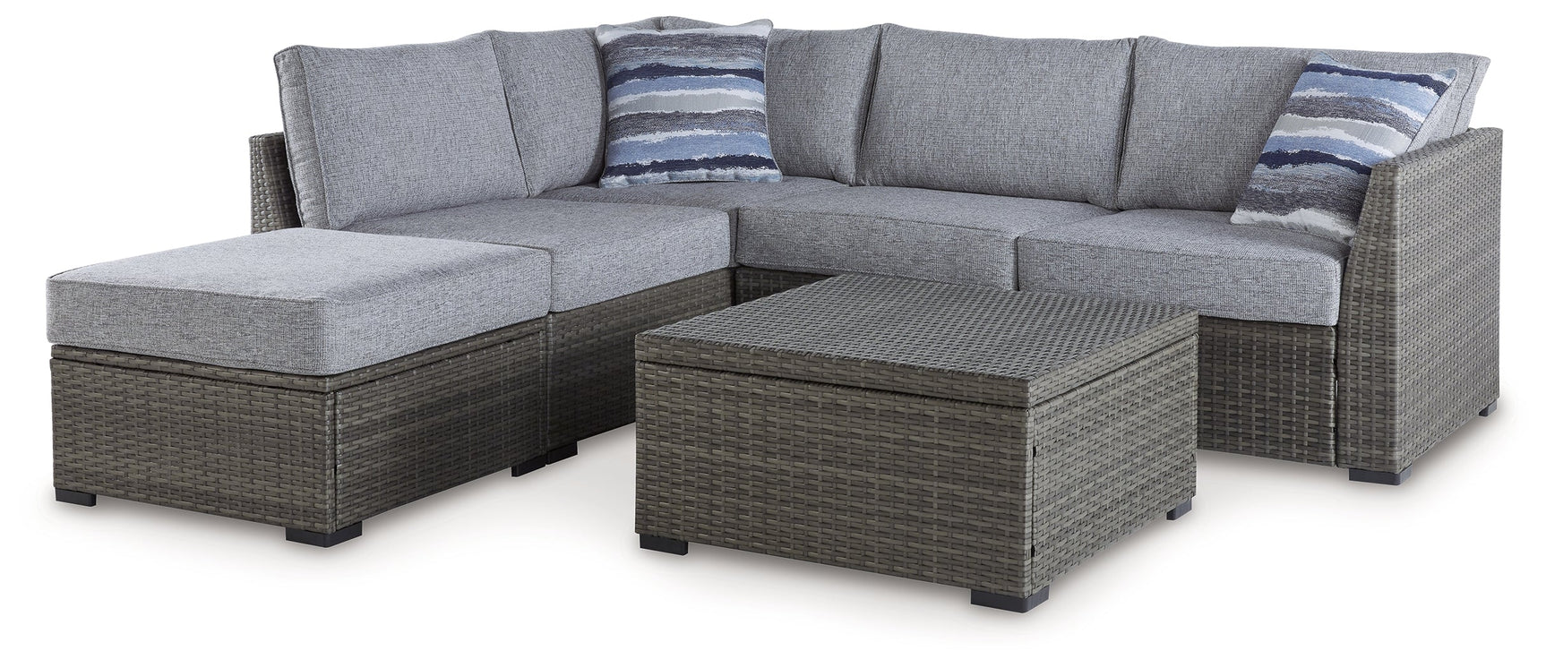 Petal Road outdoor sectional head-on view