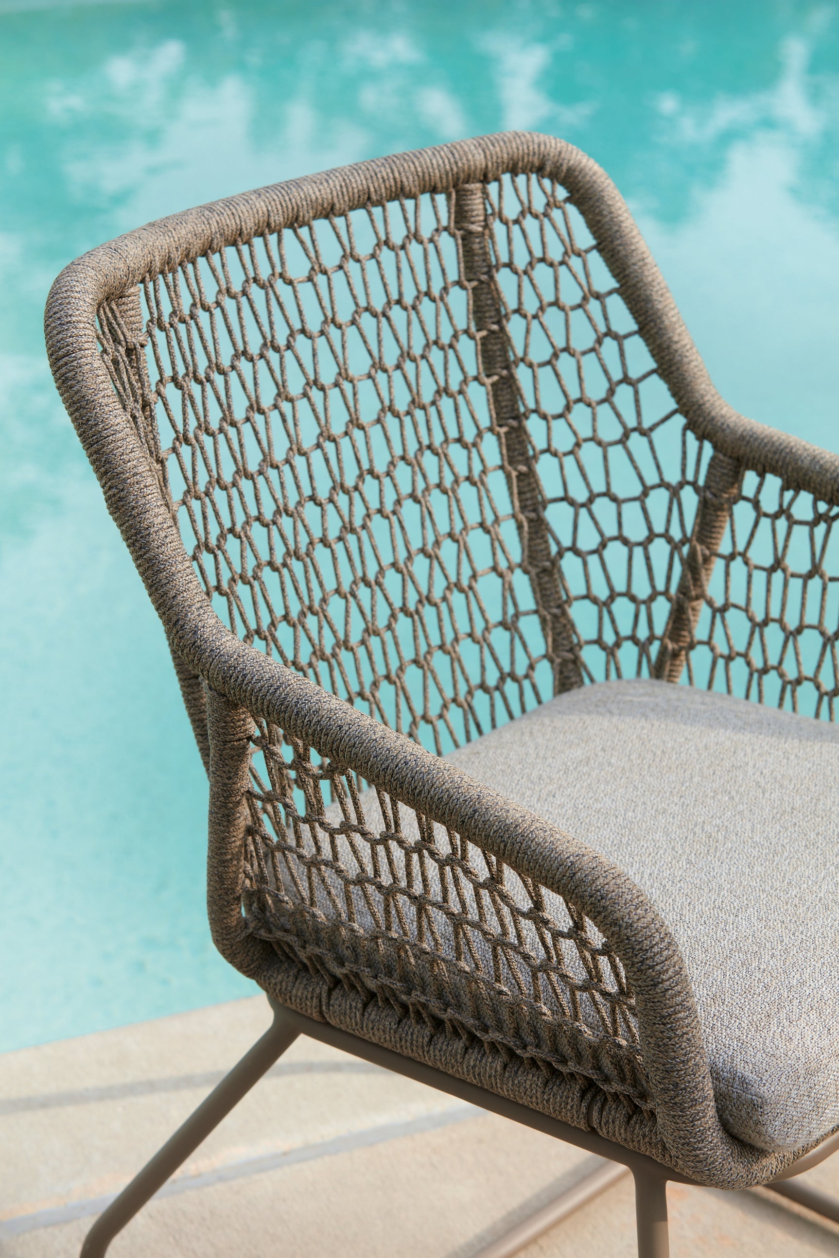 Cushion texture detail on Majors Beach chair