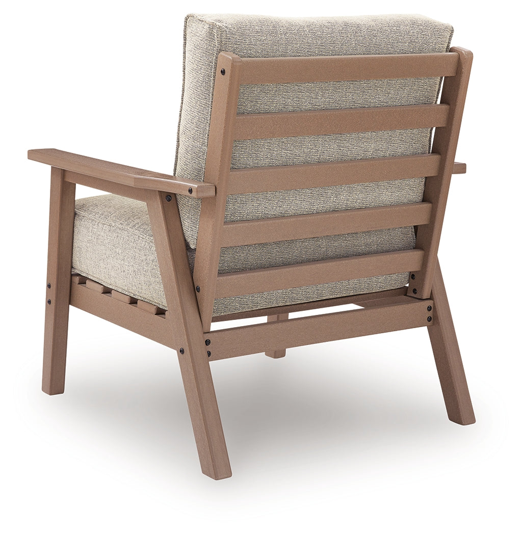 Grover Beach lounge chair showing stainless steel hardware