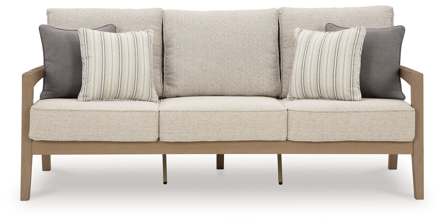Hallow Creek Driftwood Outdoor Sofa side view