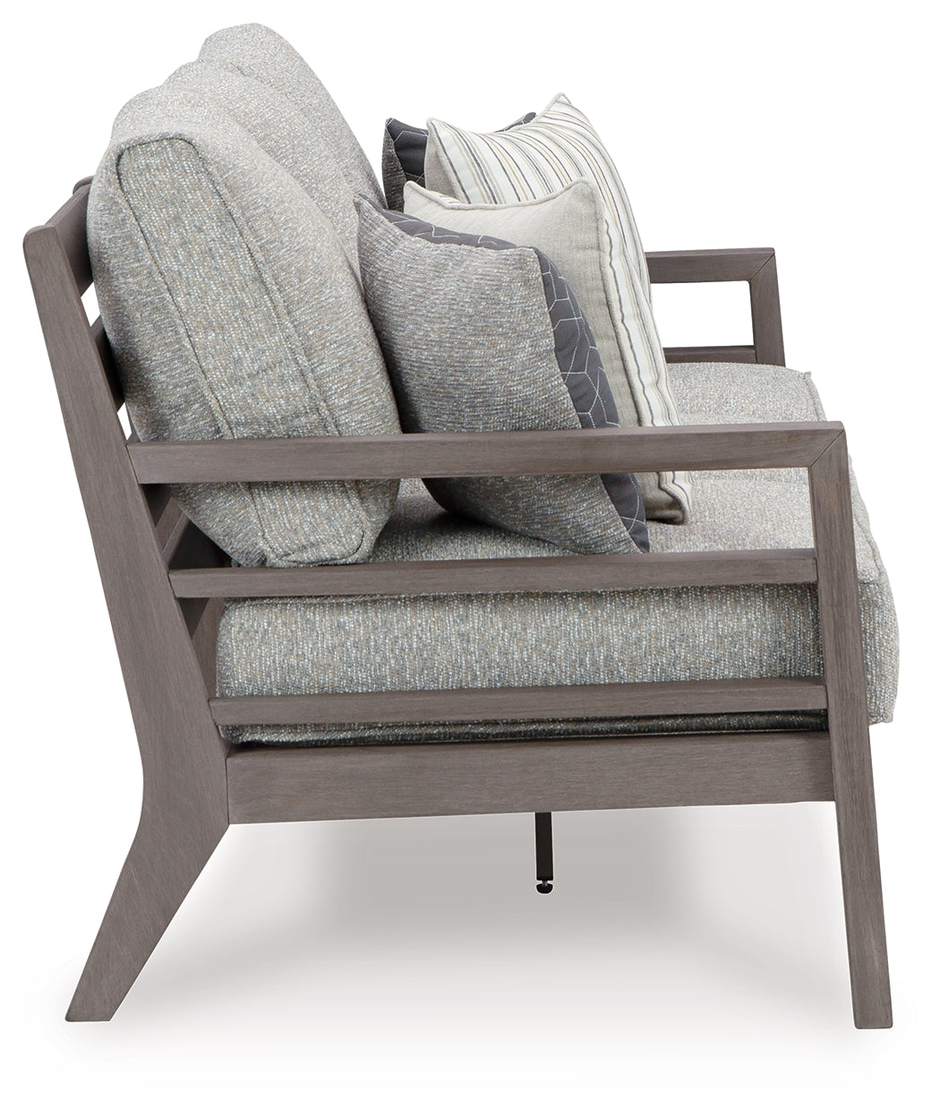 Hillside Gray/Brown Barn Outdoor Sofa and Loveseat