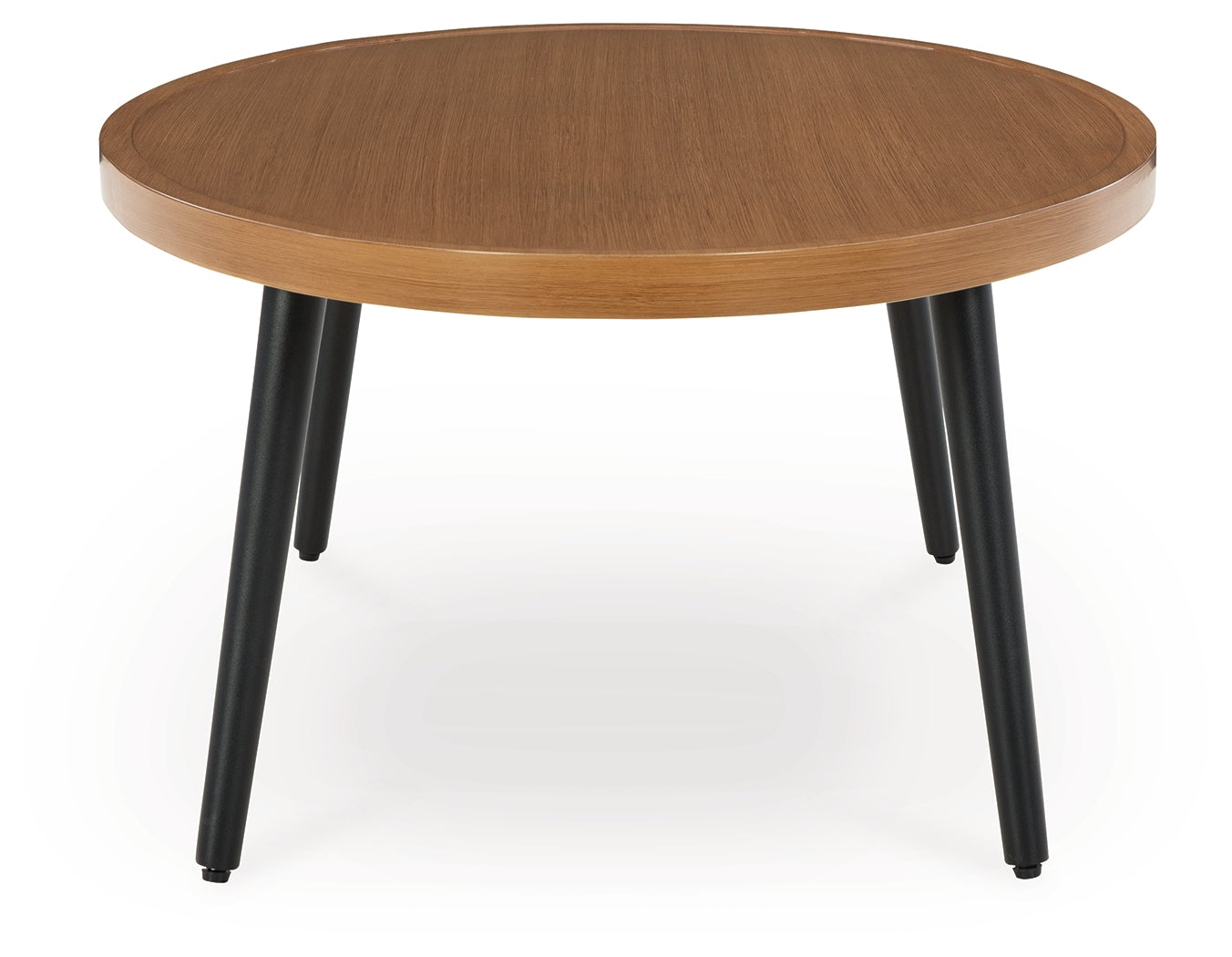 Horizon Hall Outdoor Coffee Table side view showing frame