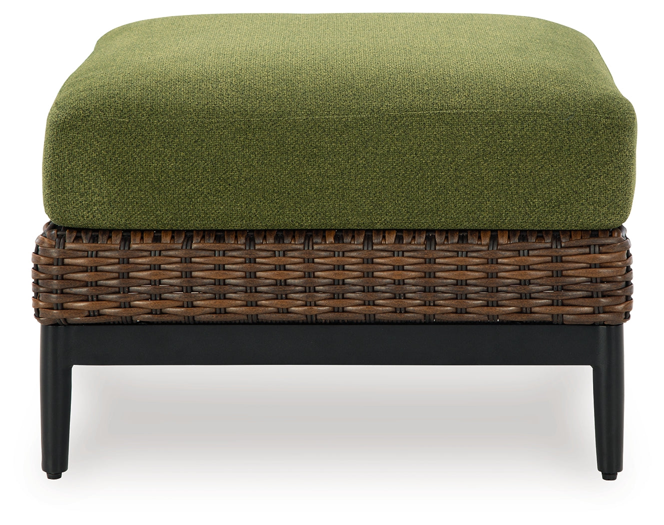Side view of Horizon Hall outdoor ottoman
