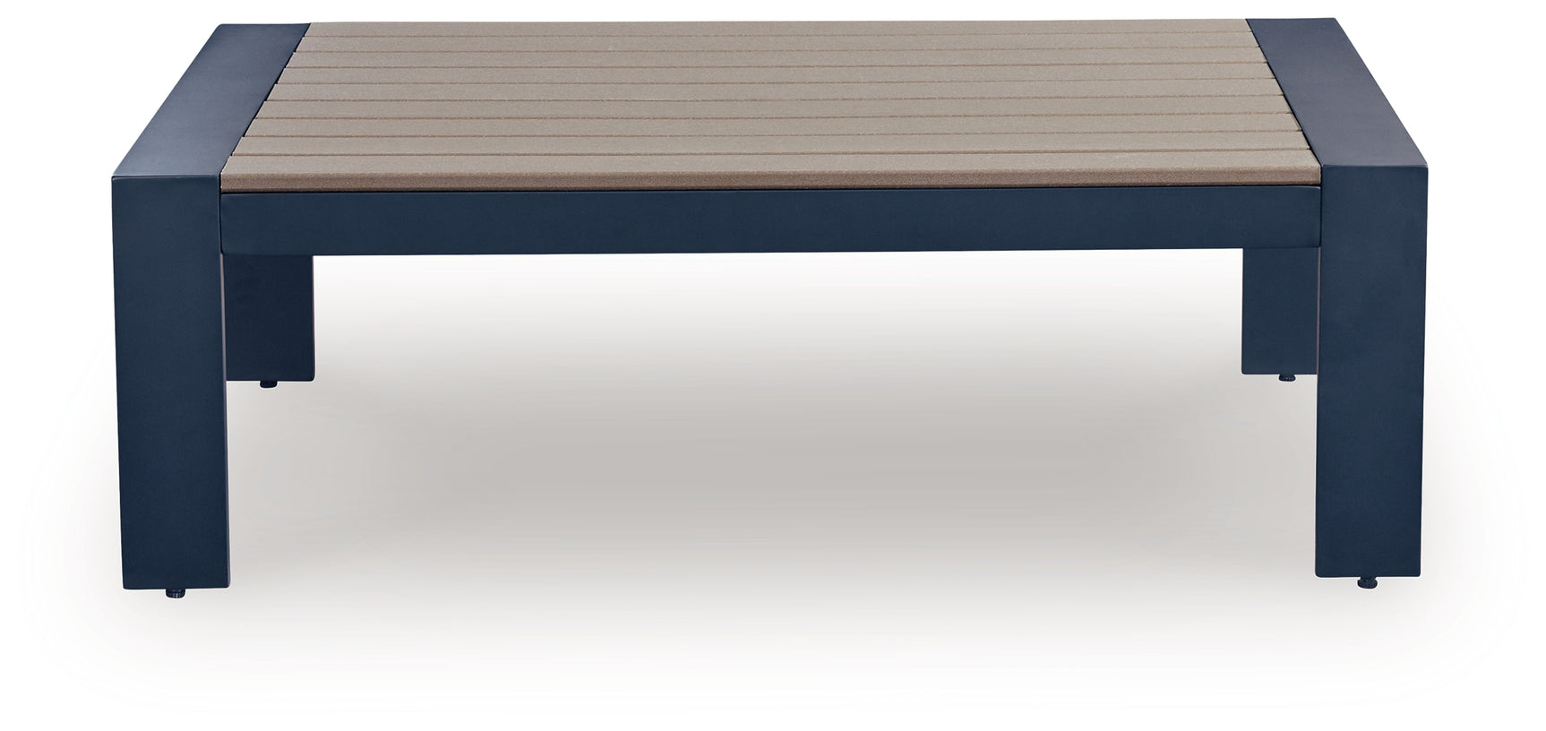 East Beach Outdoor Coffee Table front view showing table surface