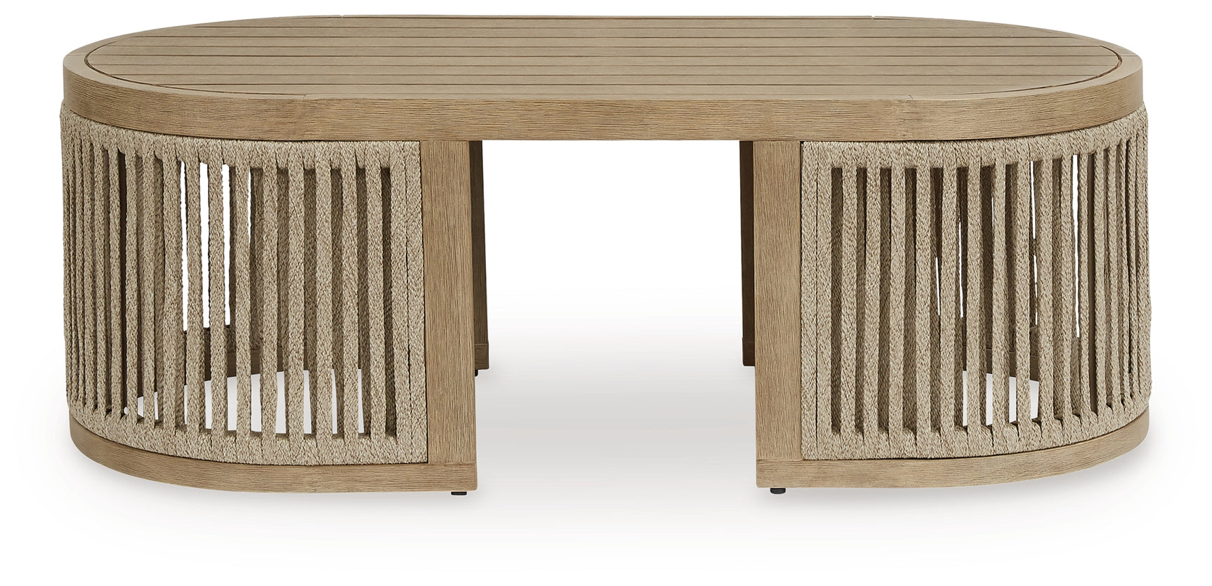 Serena Shores Beige Outdoor Coffee Table