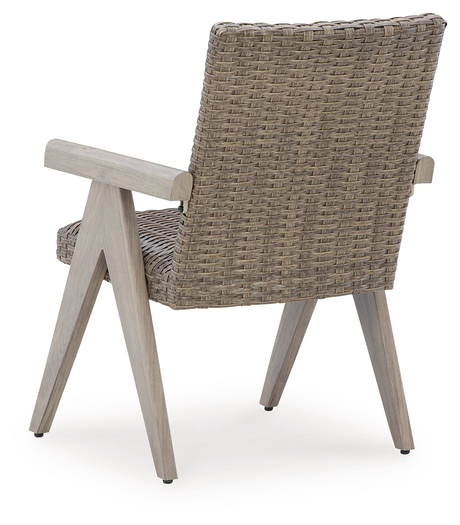 Cliff Beige Trails Outdoor Dining Table and 4 Chairs