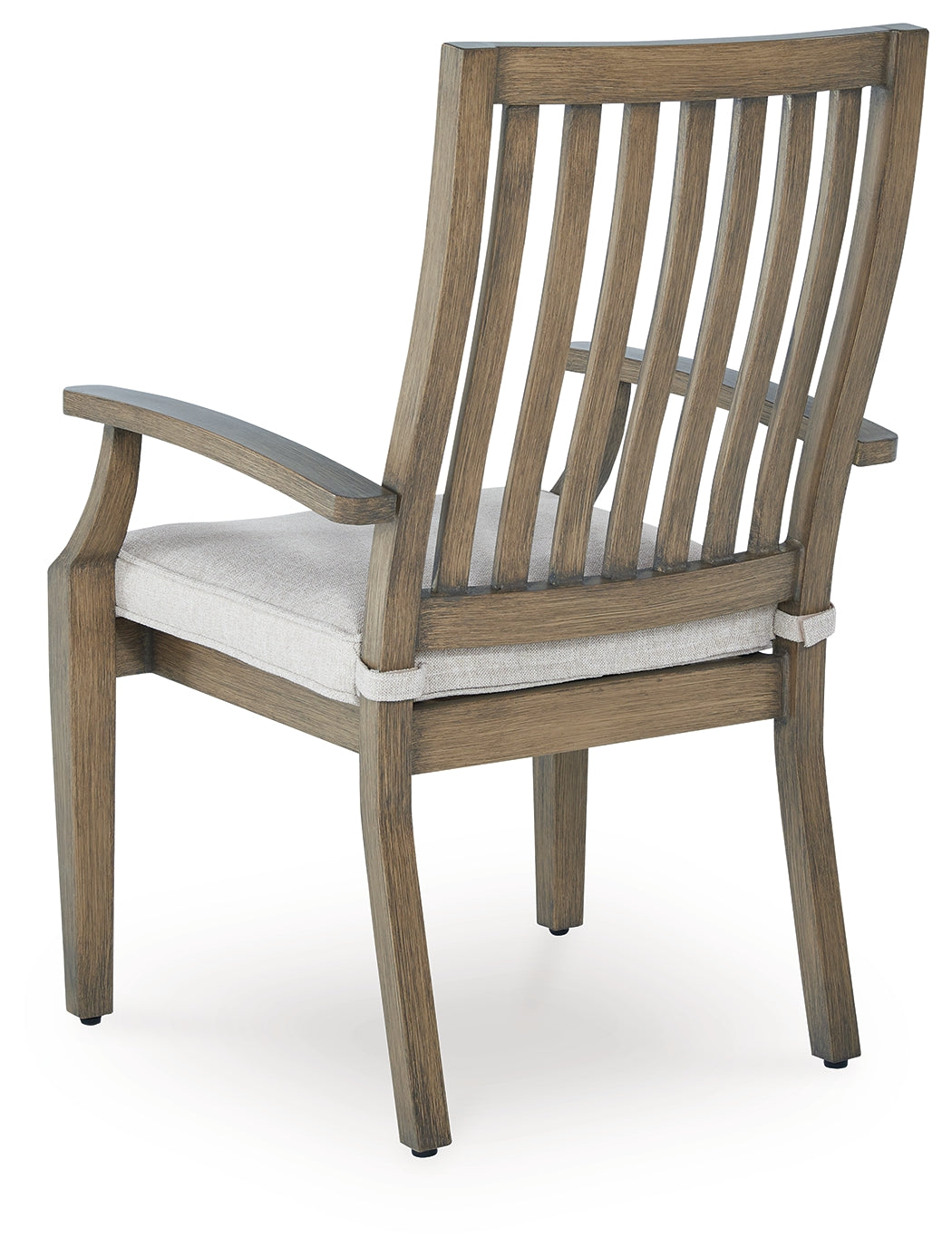Rainier Ranch outdoor arm chair back view showing frame
