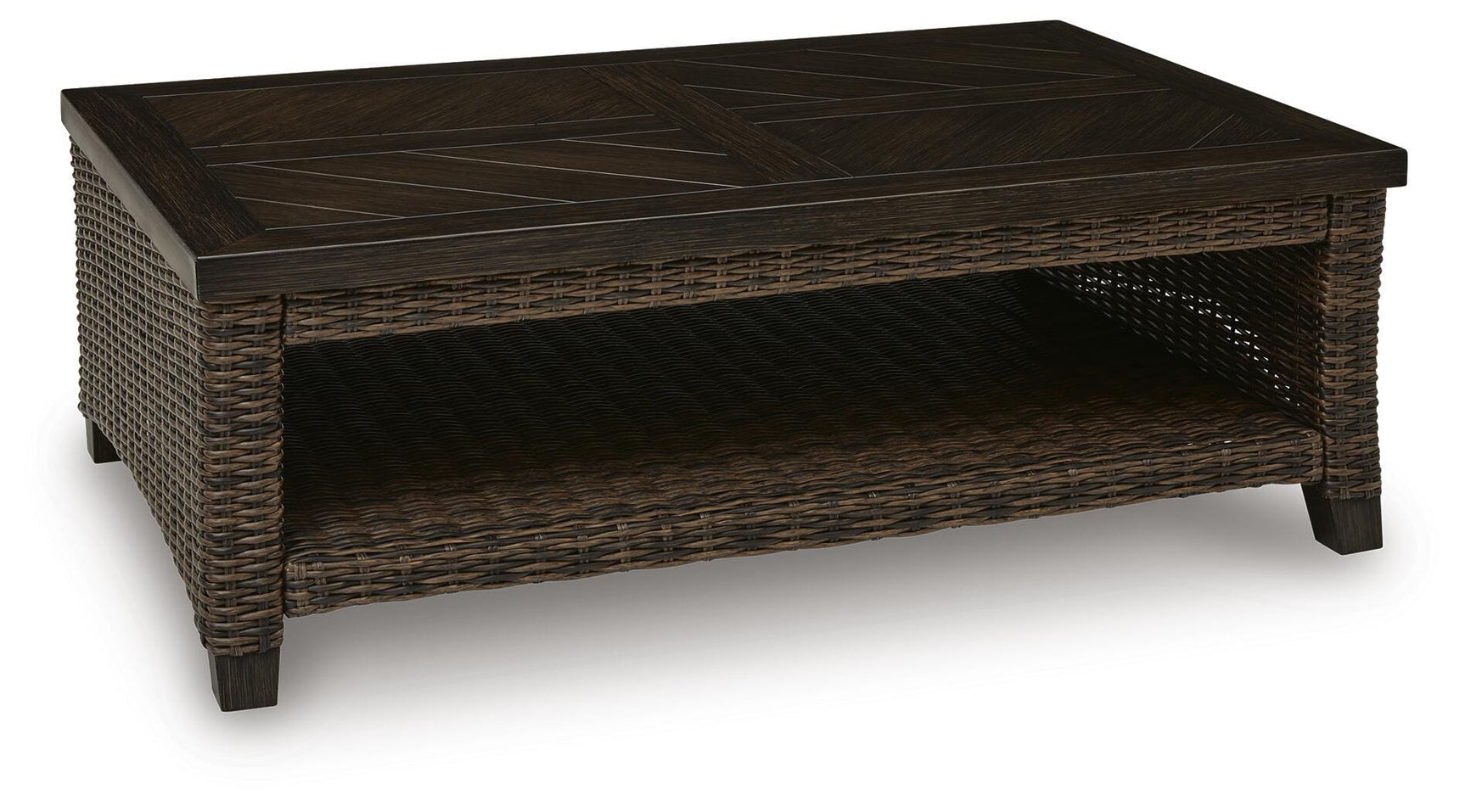 Monterey outdoor loveseat side angle