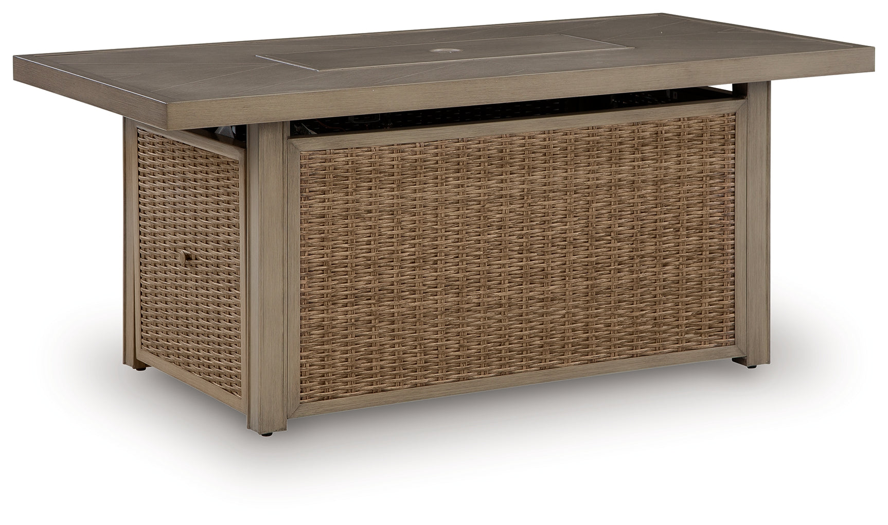 Laguna Heights Outdoor Fire Pit Table back view