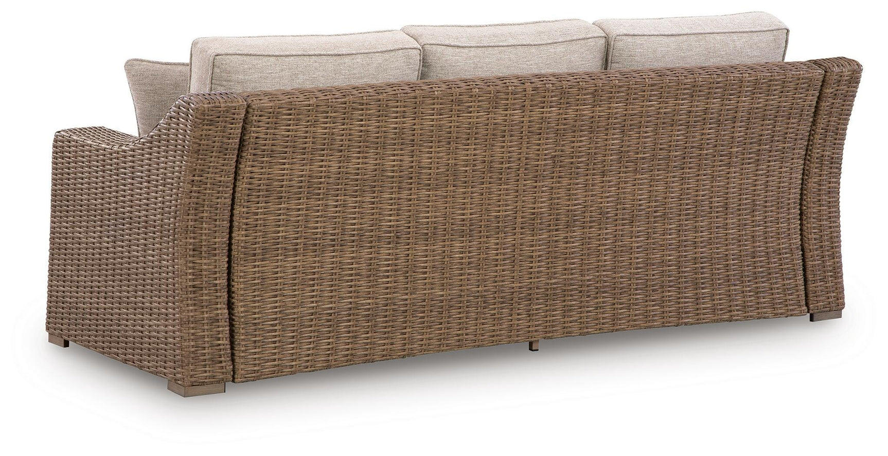 Coffee table detail with woven pattern