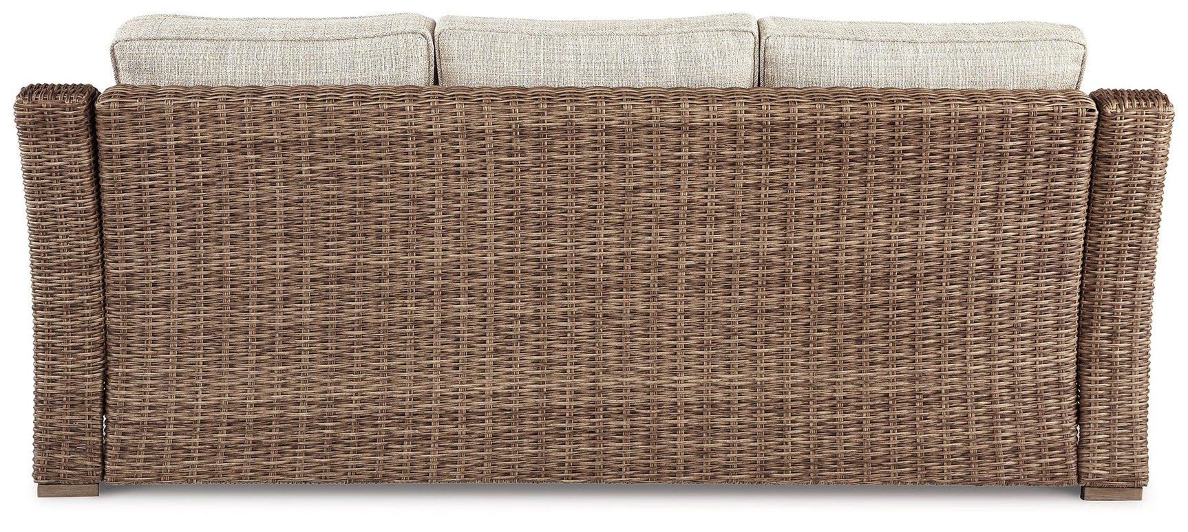 Beachcroft Beige Sofa mood lighting setting