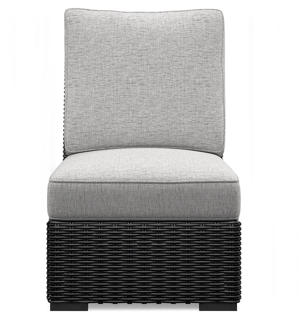 Curved corner chair view of Beachcroft sectional