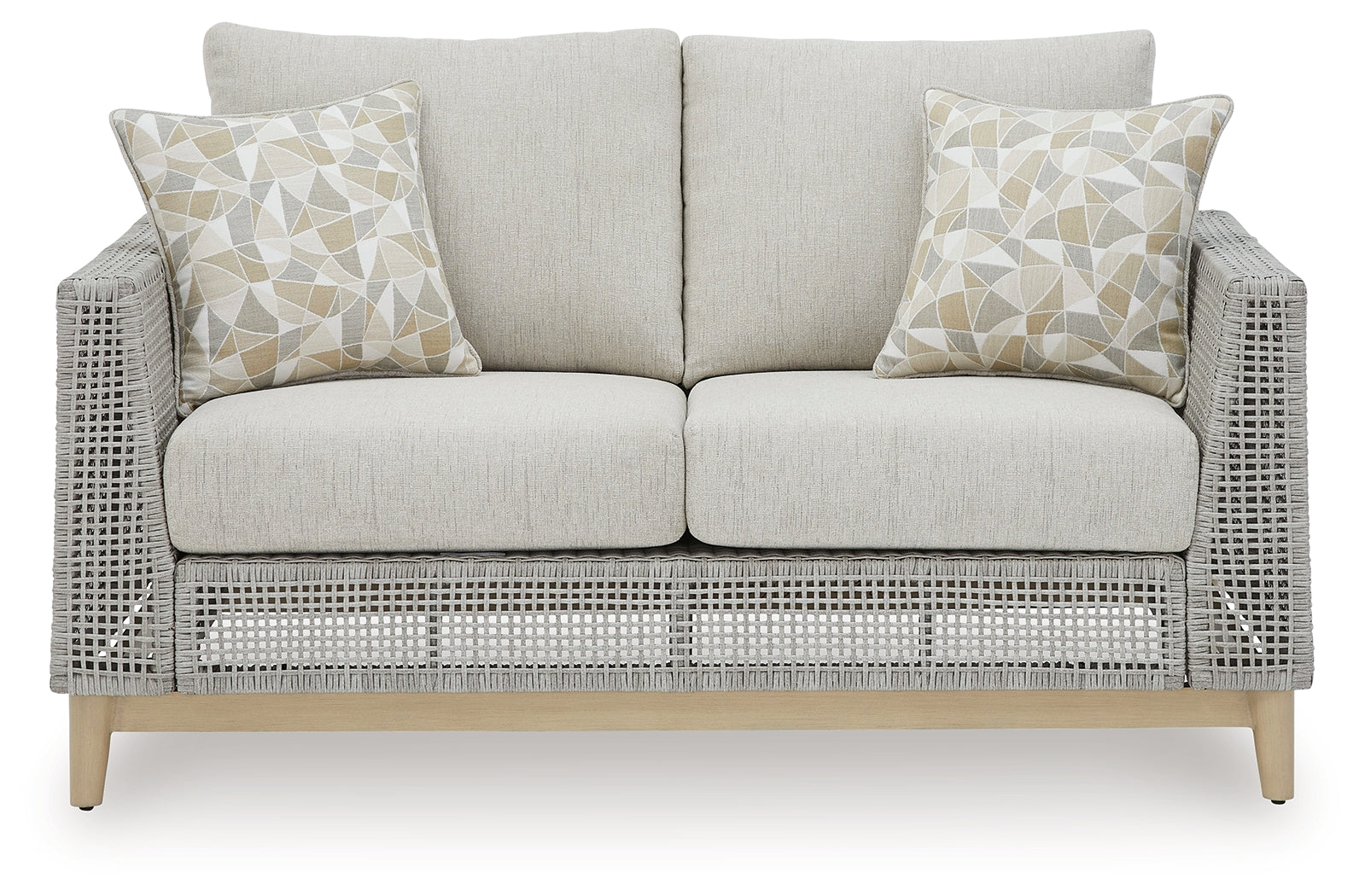 Seton Gray Creek Outdoor Sofa and Loveseat with Coffee Table