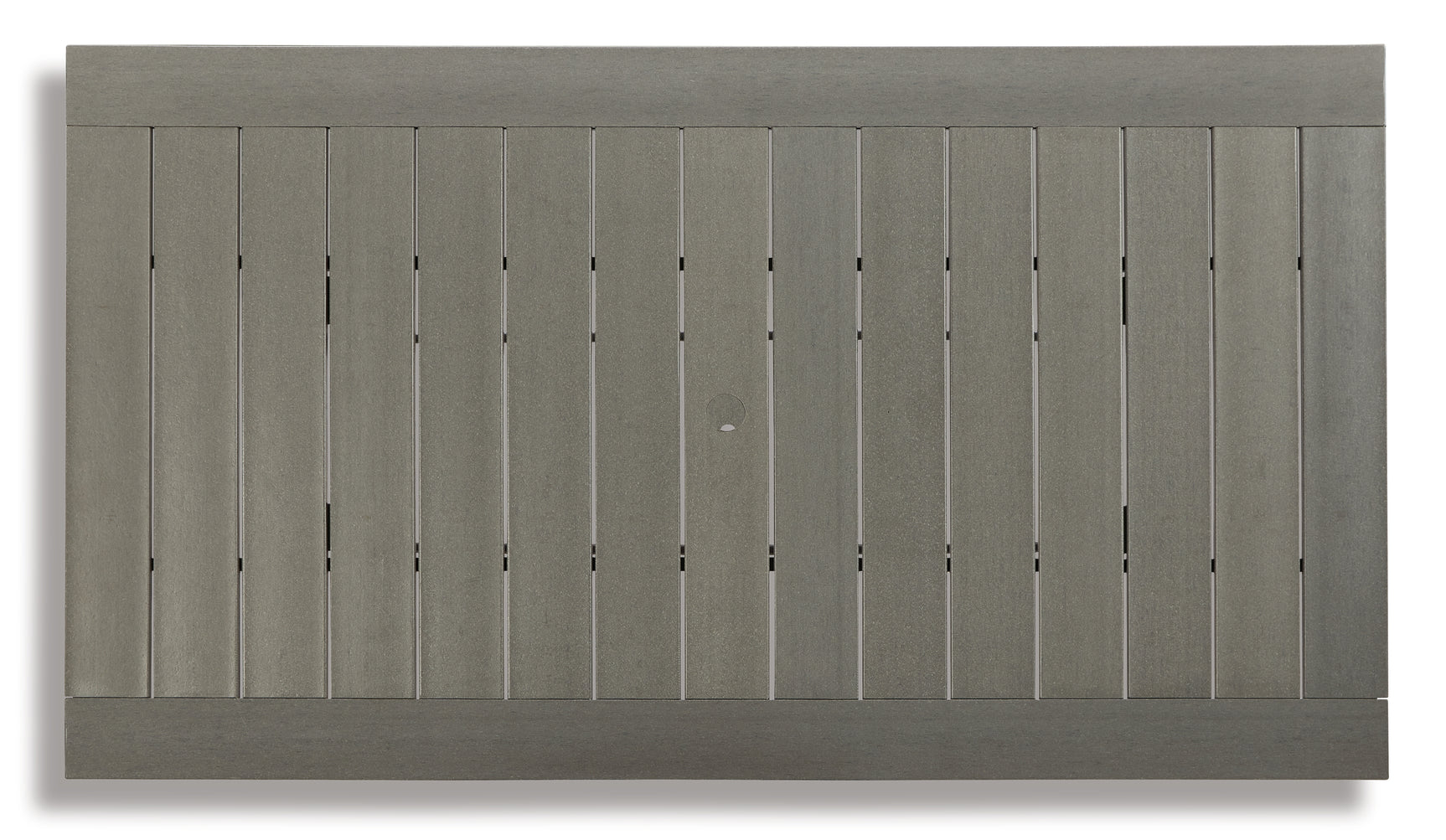 Detailed view of table top slats