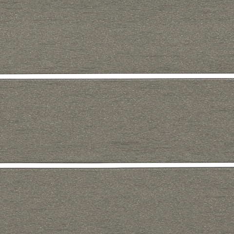 Visola gray outdoor coffee table with two end tables viewed from the front