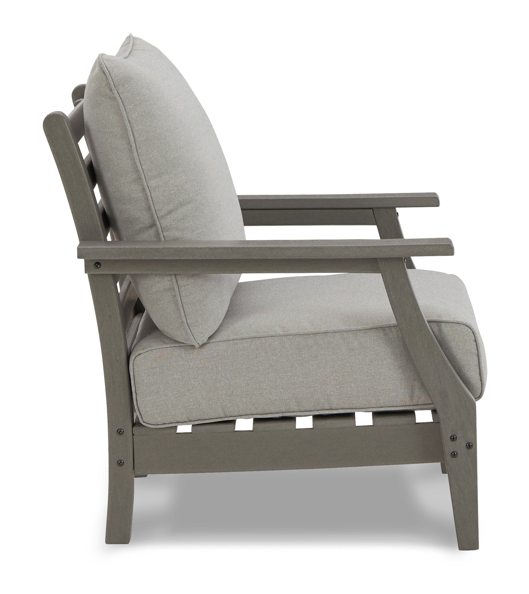 Visola Gray Outdoor Sofa Set with Loveseat and Lounge Chairs