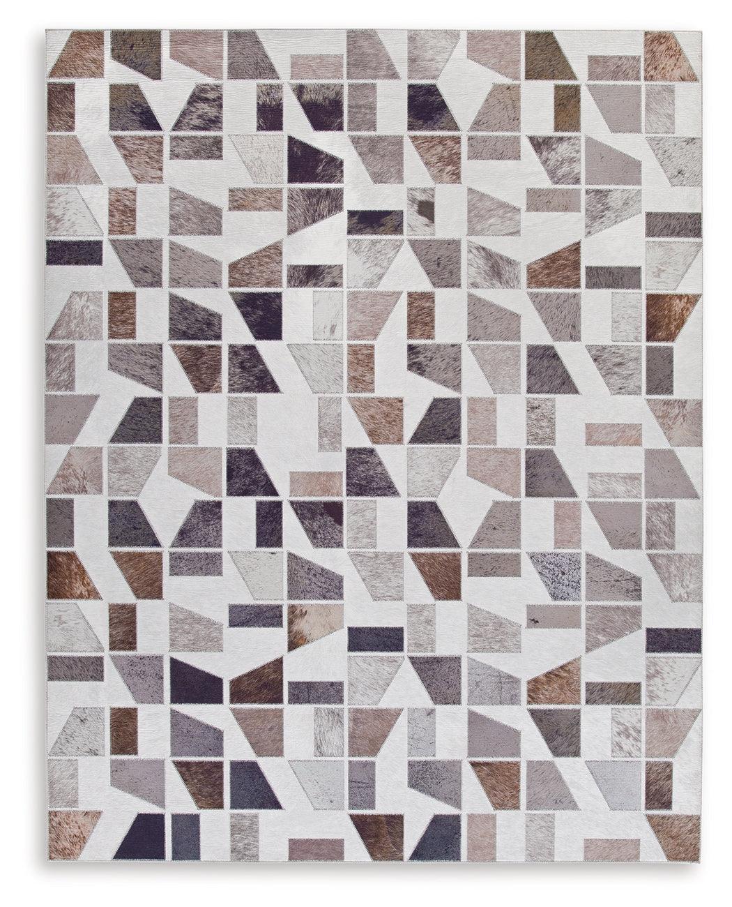 Jettner Multi 7'10" x 10' area rug detail view