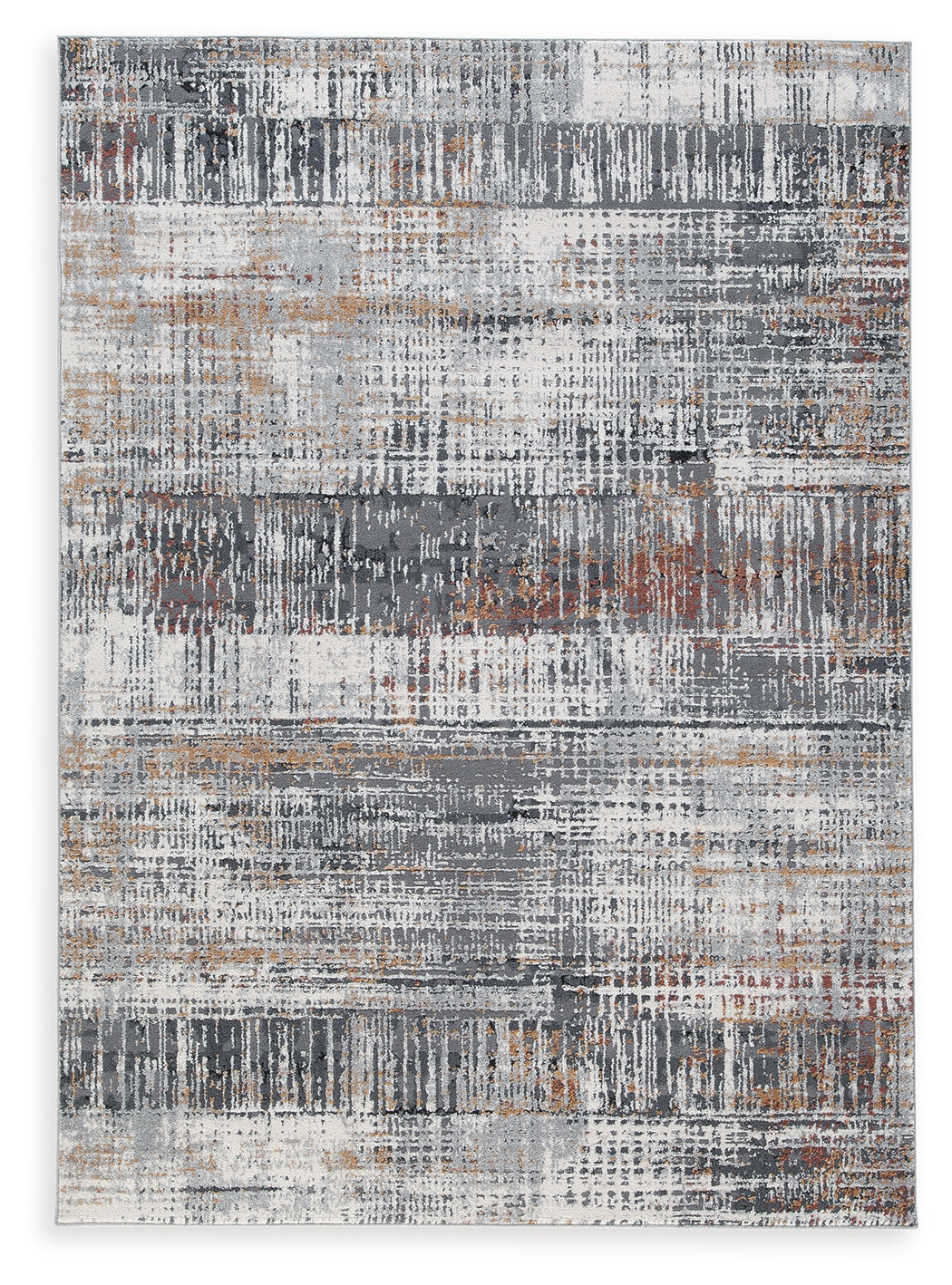 Close-up detail of Rhettner rug texture and pattern