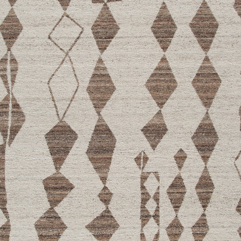 Brettler rug color swatch showing beige and brown tones