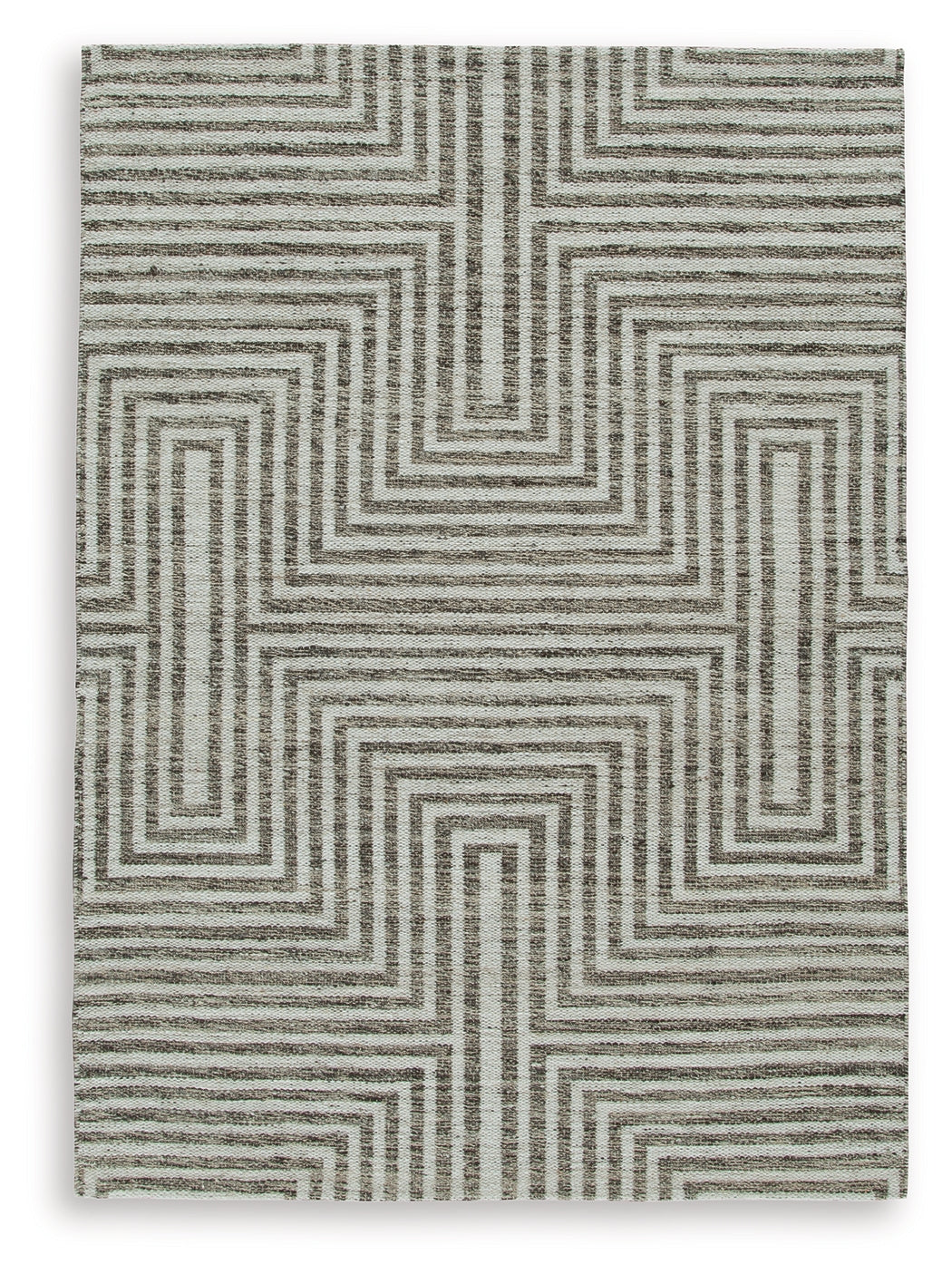 Close-up detail of Jossen geometric pattern