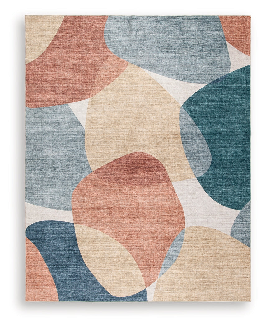 Close-up detail of Chanleigh area rug texture