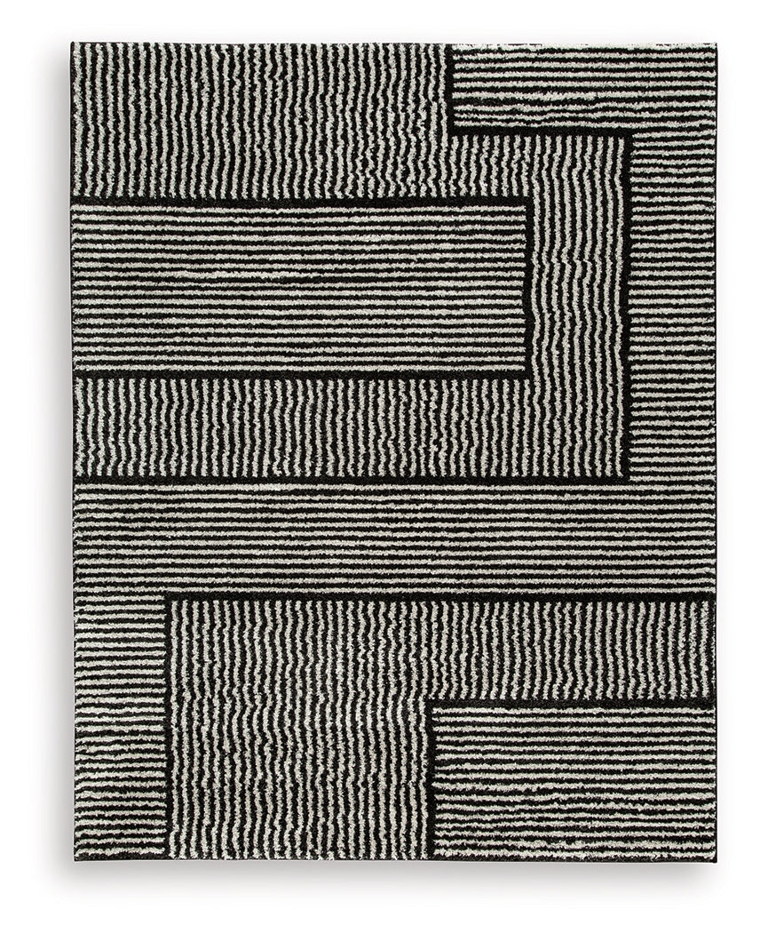 Kurtmen area rug close-up showing geometric pattern