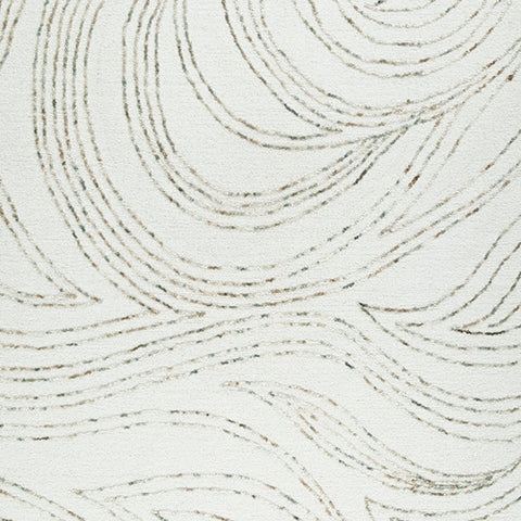 Fabric swatch showing colors used in Deenbury area rug