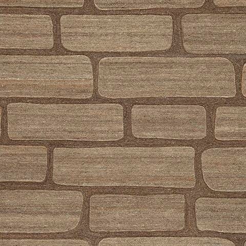 Orest Brown Medium Rug finish detail