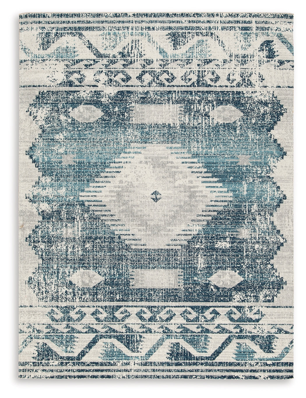 Daddridge Blue Gray Ivory 5' X 7' Rug
