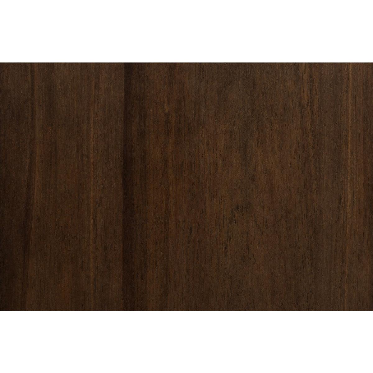 Coordinating mirror in brown finish for bedroom set