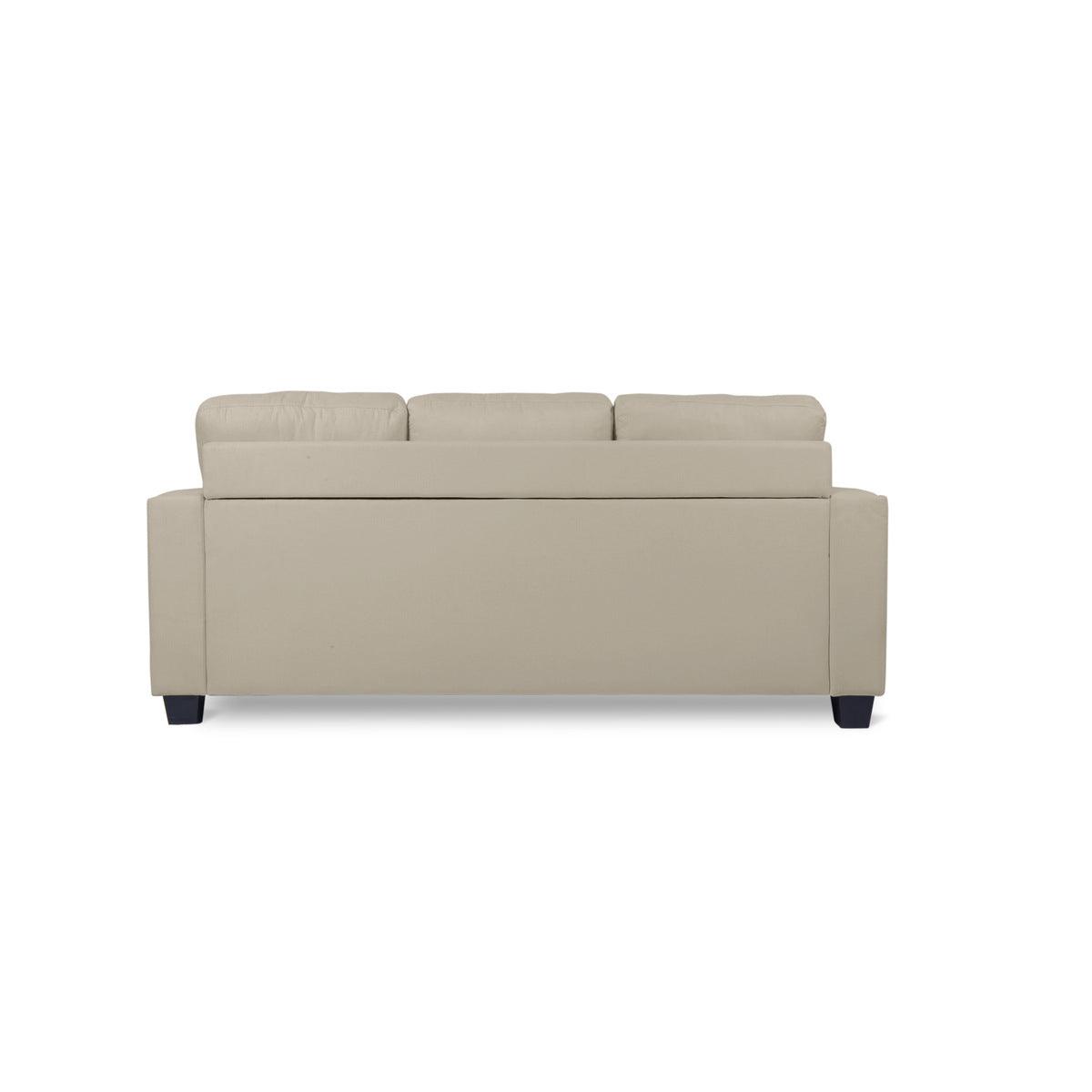 Side view of sturdy frame and chaise position