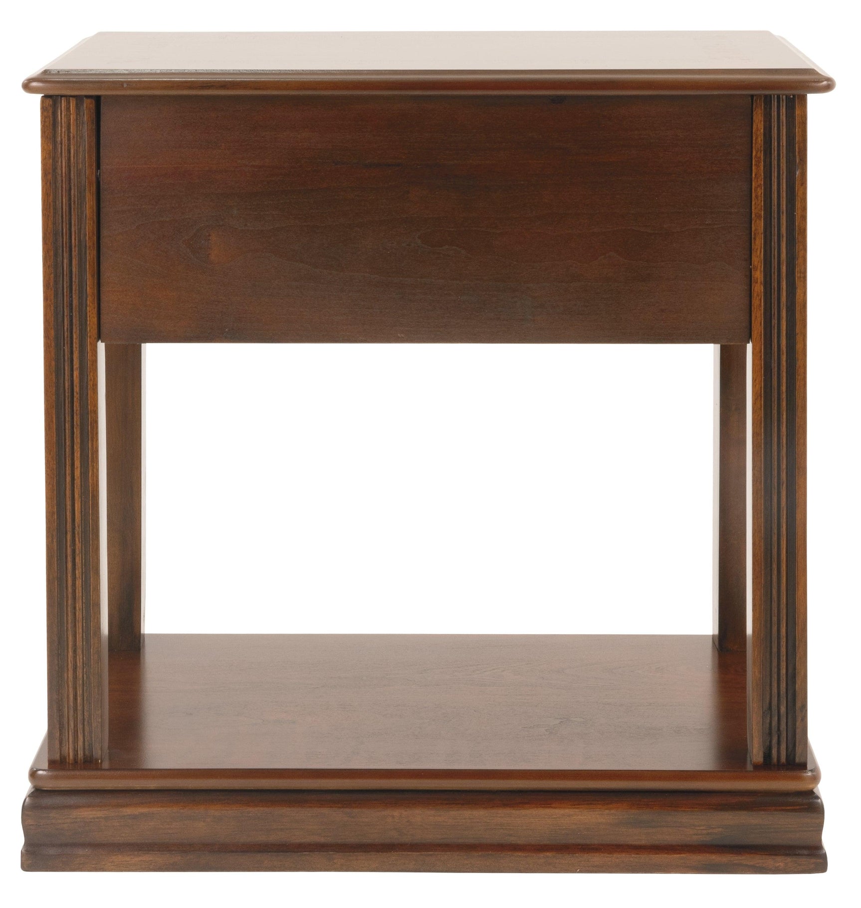 Breegin Brown Chairside End Table showroom display
