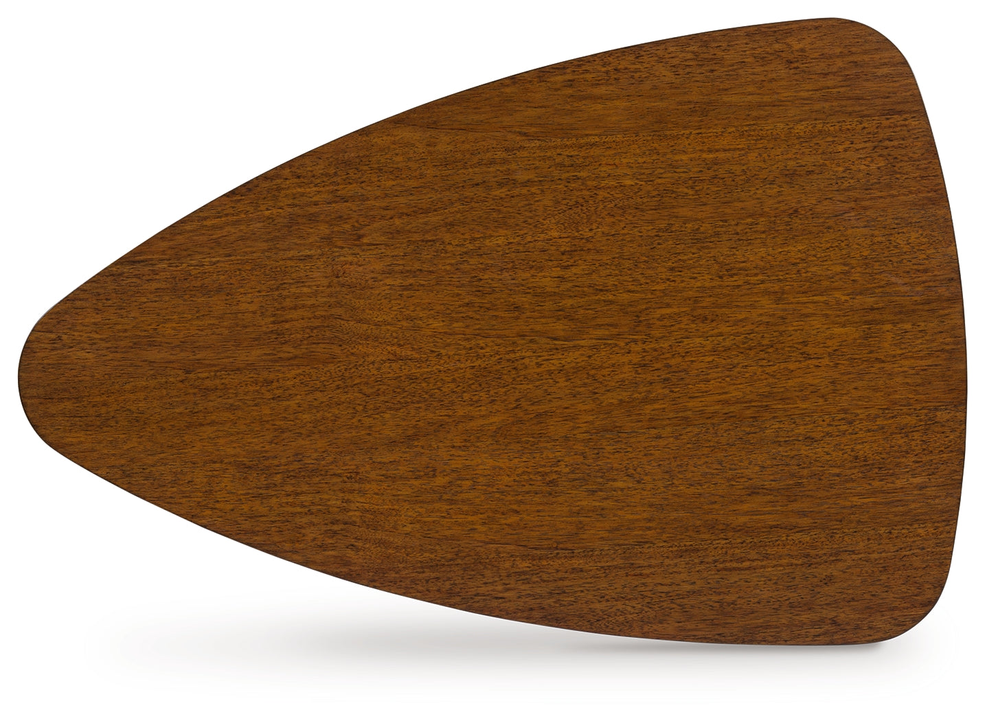 Lyncott Medium Brown Wood End Table top surface