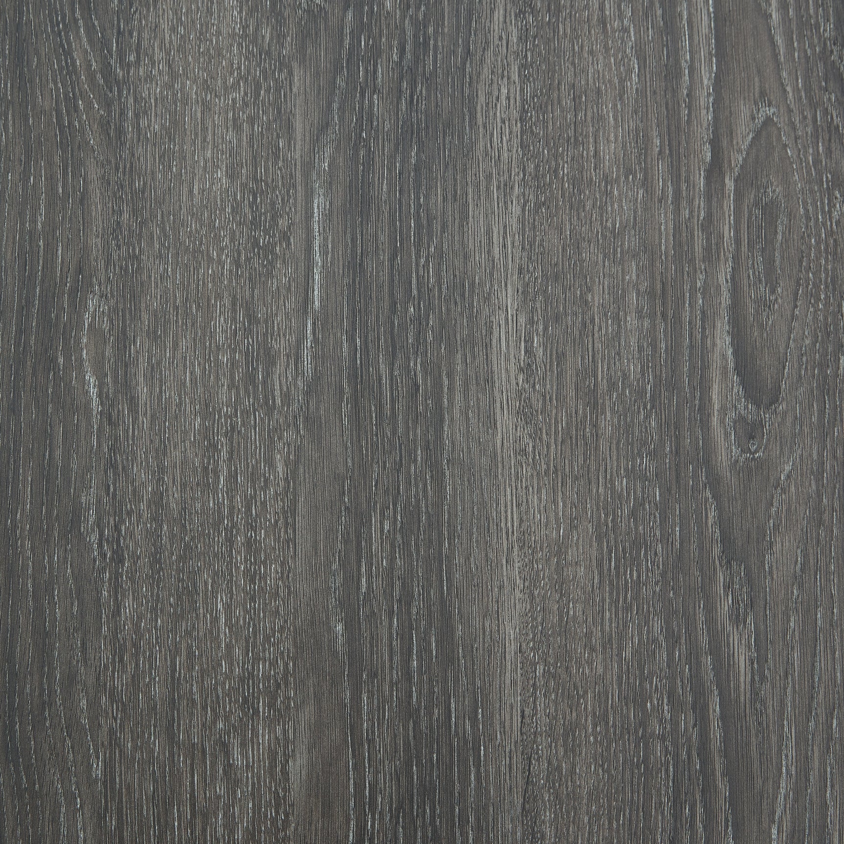 Freedan end table grayish brown woodgrain finish detail
