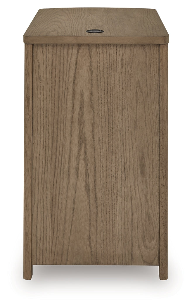 Back view of Camdill Chairside End Table
