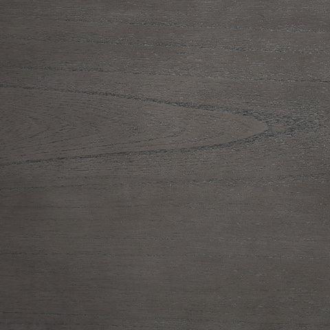 Close-up of gray finish on Treytown Gray Chairside End Table