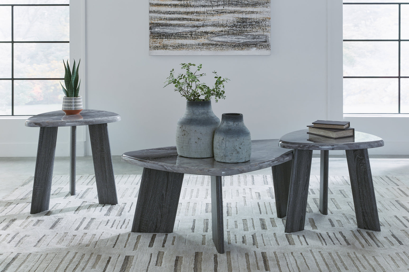 Close-up of Bluebond table top finish