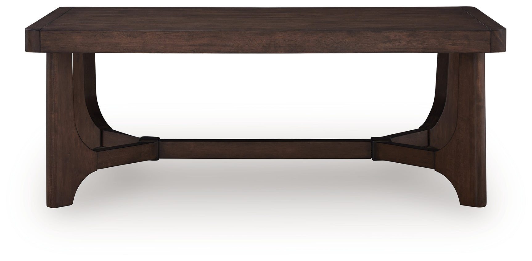 Korestone Dark Brown Oval Coffee Table