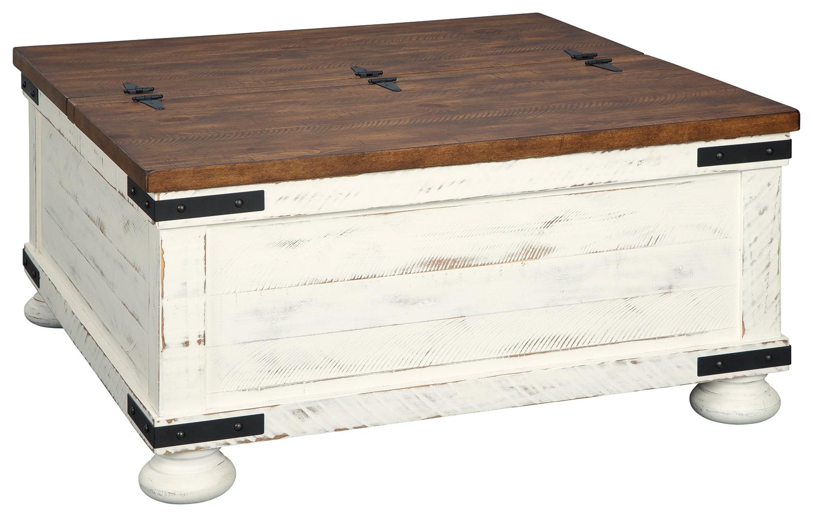 Wystfield coffee table side angle