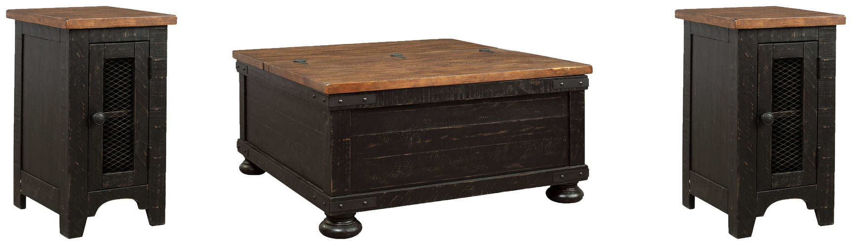 Valebeck end table side angle