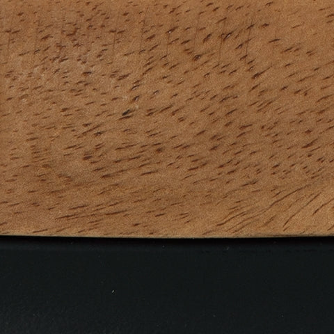 Noraluna Collection medium brown finish close-up