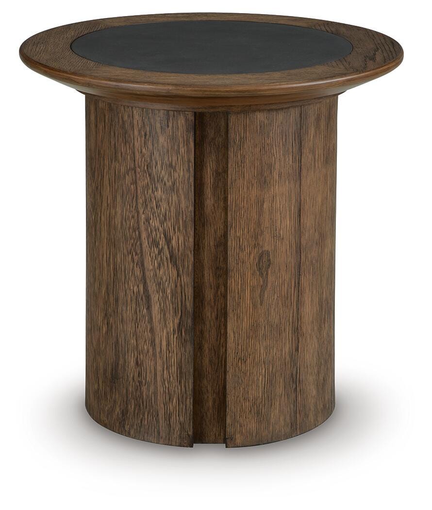 Dontayne Warm Brown End Table view 4