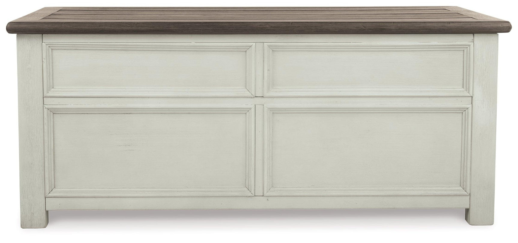 Bolanburg Coffee Table side drawer open showing interior