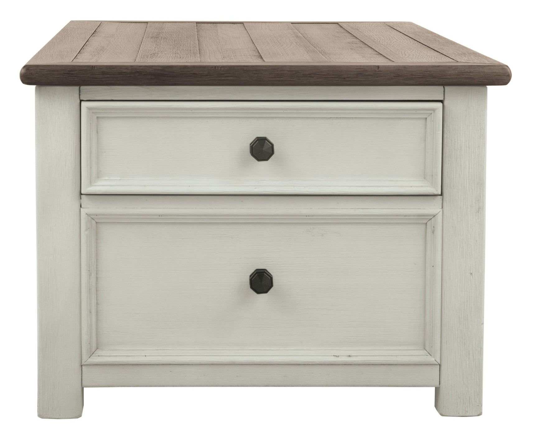 Bolanburg Two-tone Coffee Table with Lift Top front view