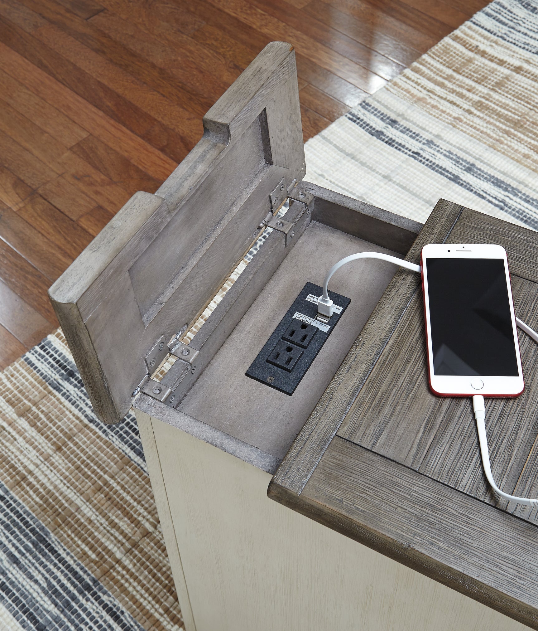 Bolanburg coffee table top surface texture